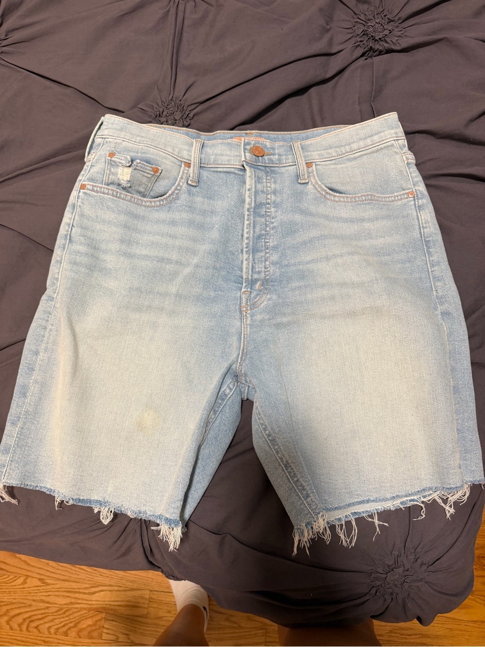 MOTHER Denim Cutoff Shorts